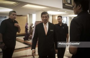 Menteri Pertahanan merangkap Ahli Parlimen Kota Raja, Mohamad Sabu ketika hadir pada Sidang Dewan Rakyat di Bangunan Parlimen, Kuala Lumpur. foto AFIQ RAZALI, 08 OGOS 2018.