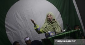 Calon PAS N.32 Dun Seri Setia, Dr. Halimah Ali. foto AFIQ RAZALI, 24 OGOS 2018.