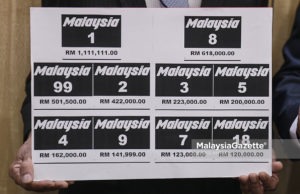 MALAYSIA 1 dibida pada harga RM1.11 juta