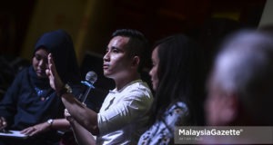 Naib Ketua Pergerakan Pemuda UMNO, Shahril Hamdan bercakap pada Program IDEAS -LSEASM ‘Status reformasi institusi selepas 00 hari' di Ballroom, Royal Selangor Club, Kuala Lumpur. foto AFFAN FAUZI, 25 OGOS 2018