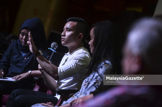 MGF25082018_PROGRAM Program IDEAS -LSEASM03 Naib Ketua Pergerakan Pemuda UMNO, Shahril Hamdan bercakap pada Program IDEAS -LSEASM ‘Status reformasi institusi selepas 00 hari' di Ballroom, Royal Selangor Club, Kuala Lumpur. foto AFFAN FAUZI, 25 OGOS 2018