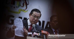 Menteri Kewangan, Lim Guan Eng bercakap pada sidang media mengenai Cukai Jualan dan Perkhidmatan (SST) di Kompleks Kementerian Kewangan, Putrajaya. foto SYAFIQ AMBAK, 03 SEPTEMBER 2018.