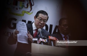 Menteri Kewangan, Lim Guan Eng bercakap pada sidang media mengenai Cukai Jualan dan Perkhidmatan (SST) di Kompleks Kementerian Kewangan, Putrajaya. foto SYAFIQ AMBAK, 03 SEPTEMBER 2018.