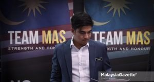 Menteri Belia dan Sukan Malaysia, Syed Saddiq Syed Abdul Rahman hadir pada sidang media Pasca Temasya Sukan Asia Jakarta-Palembang 2018 di Menara Kementerian Belia Sukan (KBS), Putrajaya. foto SYAFIQ AMBAK, 04 SEPTEMBER 2018.