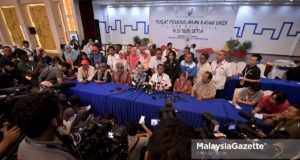 Calon Pakatan Harapan (PH), Halimey Abu Bakar bercakap kepada media selepas diumumkan sebagai pemenang Pilihan Raya Kecil (PRK) N.32 DUN Seri Setia di Pusat Penjumlahan Rasmi Undi di Dewan Sivik MBPJ, Petaling Jaya, Selangor. foto FAREEZ FADZIL, 08 SEPTEMBER 2018