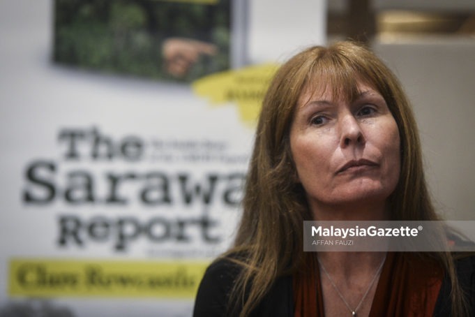 Editor The Sarawak Report, Clare Rewcastle Brown