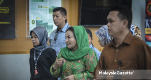 Datin Seri Rosmah Mansor iaitu isteri bekas Perdana Menteri, Datuk Seri Najib Razak hadir bagi memberi keterangan berkenaan penggubahan wang haram di Sururanjaya Pencegahan Rasuah Malaysia, Putrajaya. foto SYAFIQ AMBAK, 26 SEPTEMBER 2018.