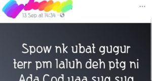 Iklan ubat menggugurkan kandungan dijual di Facebook yang mendapat perhatiani Dr Rusyainie Ramli.