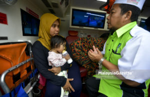 Nazari Mokhtar lawat anggota bomba lemas di Lukut