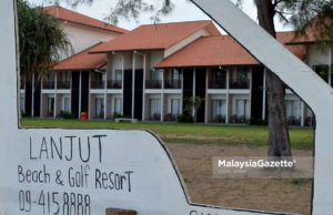 Blok bangunan yang menempatkan bilik penginapan di Lanjut Beach & Golf Resort Rompin, Pahang. foto IQBAL BASRI, 17 OKTOBER 2018.