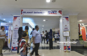 Ekspo Pendidikan dan Latihan Teknikal dan Vokasional (TVET) Malaysia 2018 di Pusat Dagangan Dunia Putra (PWTC), Kuala Lumpur. foto AFFAN FAUZI, 22 MAC 2018