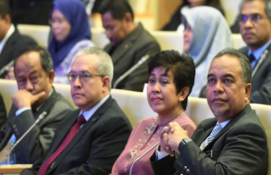 Gabenor Bank Negara Malaysia, Datuk Nor Shamsiah Mohd Yunus di Forum Kewangan Islam Global (GIFF) 2018 di Sasana Kijang.