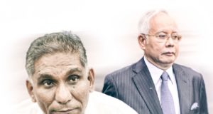 Datuk Seri Najib Tun Razak dan Tan Sri Irwan Serigar Abdullah berhadapan enam pertuduhan pecah amanah membabitkan wang kerajaan lebih RM6.6 bilion. Kedua-dua nya mengaku tidak bersalah dan mohon dibicarakan.