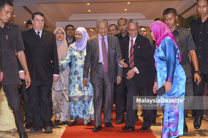 Perdana Menteri, Tun Dr. Mahathir Mohamad hadir pada majlis Persidangan dan Pengumuman Akademik Sains Malaysia di Sunway Putra Hotel, Kuala Lumpur. foto SYAFIQ AMBAK, 01 NOVEMBER 2018.