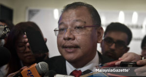 Naib Canselor Universiti Kebangsaan Malaysia (UKM), Tan Sri Noor Azlan Ghazali. foto FAREEZ FADZIL,