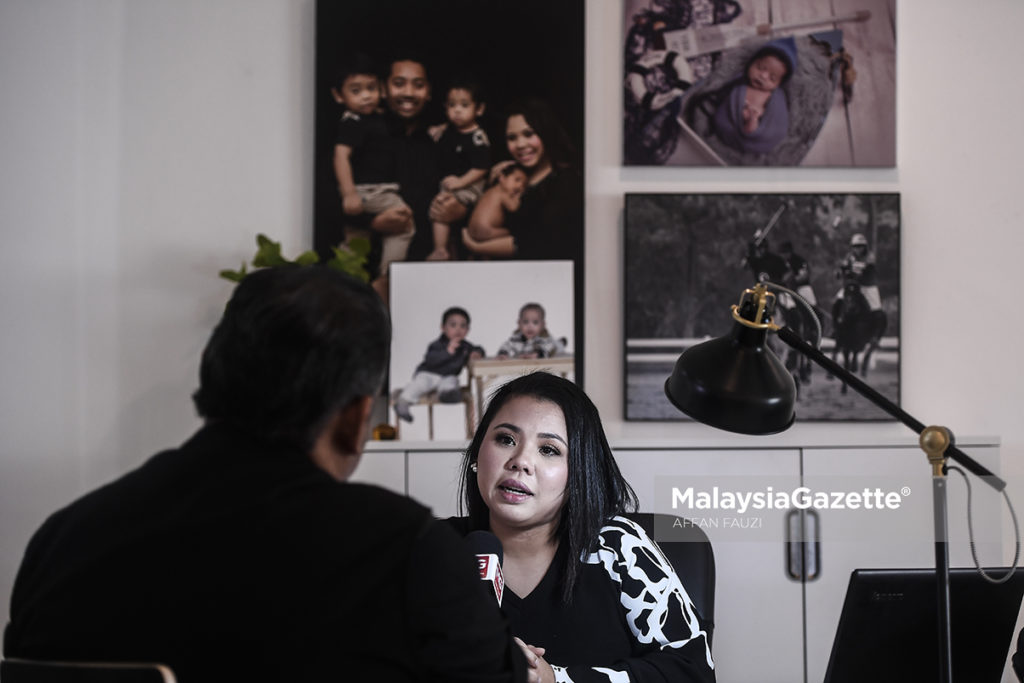 Anak kepada Jutawan Kosmetik iaitu Allahyarham Datuk Sosilawati Lawiya, Rita Sosilawati bercakap ketika ditemubual eksklusif mengenai isu hukuman mati di Platinum Walk, Danau Kota, Kuala Lumpur. foto AFFAN FAUZI, 16 NOVEMBER 2018