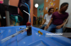 Sebahagian Orang Kena Tangkap (OKT) pada Ops Perdana mengenai operasi penyalahgunaan dadah kawasan PPR dan Projek Perumahan Awam (PPA) di PPR Intan Baiduri, Kuala Lumpur. foto IQBAL BASRI, 31 OKTOBER 2018