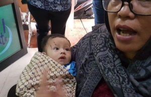 Ibu jadi korban tsunami, bayi menangis kelaparan bayi