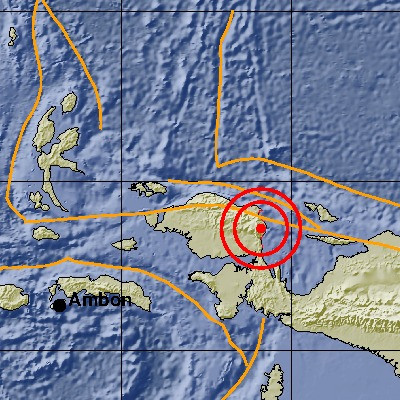 Gempa bumi bermagnitud 6.1 pada skala Richter menggoncang wilayah Papua Barat di Indonesia.