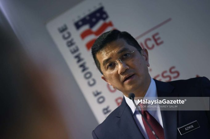 MGF08012019_AMCHAM_04 Datuk Seri Mohamed Azmin Ali