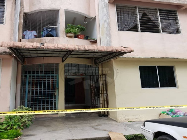 Mayat seorang ejen pembekal pekerja asing ditemukan dengan 14 kesan tikaman di beberapa bahagian badan di rumah sewa didiami lelaki itu bersama sekumpulan pekerja asing di flat Taman Pulasan, Bukit Minyak, di sini hari ini.
