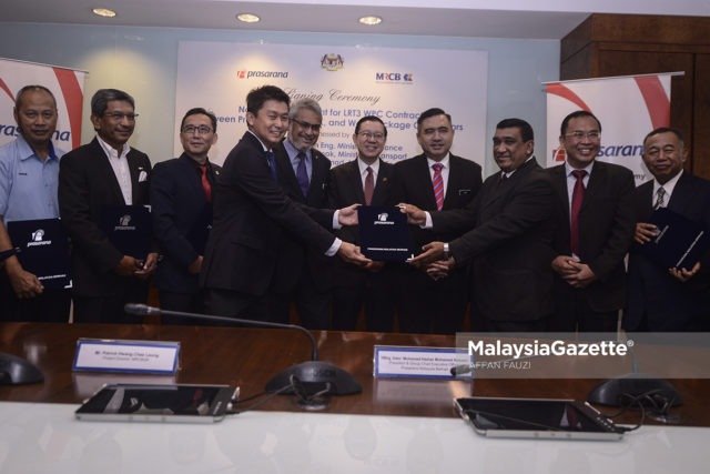 Guang Eng, Khalid Samad, Anthony Loke Saksi MoU Novasi Transit Aliran