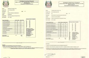 Transkrip Marzuki sama dengan transkrip template