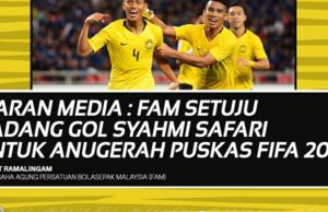 Gol Syahmi dicalonkan Anugerah Puskas
