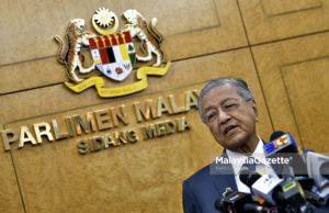 Tun Dr. Mahathir Mohamad. foto FAREEZ FADZIL, 12 MAC 2019