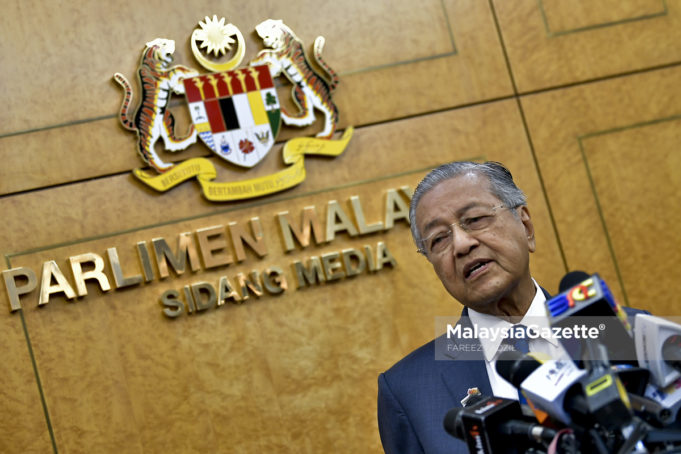 Tun Dr. Mahathir Mohamad. foto FAREEZ FADZIL, 12 MAC 2019