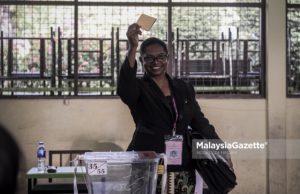 Calon Bebas, R. Malar Pengundi Pertama di SJK(C) Chuang Hua #PRK Rantau