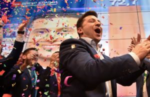 Ahli komedi diangkat menjadi Presiden Ukraine