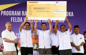 Pinjaman Sara Hidup dan Pendahuluan Hasil peneroka Felda kekal RM1,500