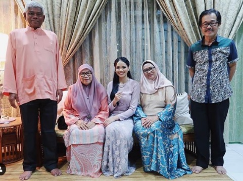 Ain Edruce dirisik keluarga kekasih 19 April yang lalu