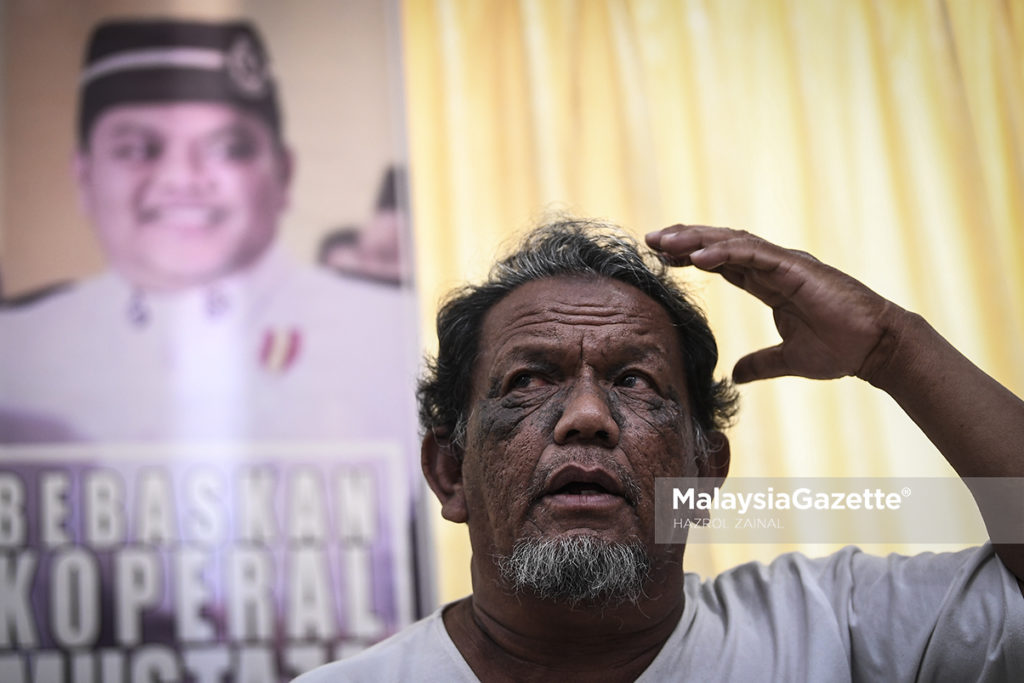 Temubual Eksklusif bersama Abdul Rahman Abd Hamid mengenai anaknya seorang mekanik polis, Mustaza Abdul Rahman yang merupakan tahanan Sosma di kediamannya di Taman Setapak Indah, Kuala Lumpur. foto HAZROL ZAINAL, 18 MEI 2019.