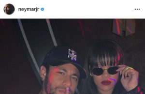 Neymar, Rihanna berparti bersama