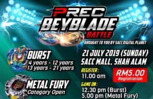 400 peserta berentap main beyblade esok