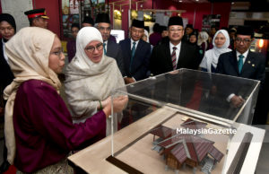 Kunjungan Raja Permaisuri Agong ke Kulliyyah Architecture Enviromental Design (KAED)
