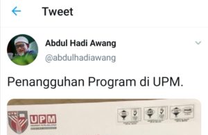 Tekanan punca tangguh Bicara Bersama Hadi?