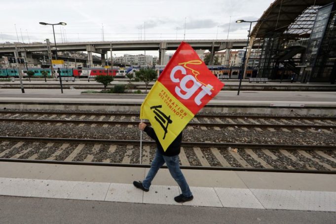 FILE PHOTO: Nationwide strike in France against pensions reform plans