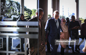 Najib, Ahmad Maslan, Shahrir Samad Hadir Perbicaraan di Mahkamah