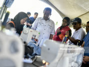 Datuk Karim Bujang hadir Program Bengkel Kemahiran Menjahit sempena kempen #PRKKimanis
