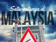 Jambatan angkat projek BN, papan tanda mungkin projek PH