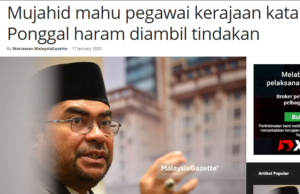 Mujahid jangan gelojoh keluar hukum sertai pesta Ponggal