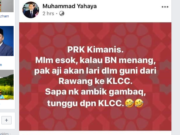 Bila pemimpin Amanah berjanji mahu lari dalam guni…