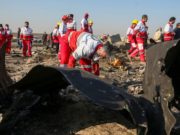 Pesawat Ukraine terbakar di udara