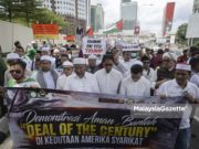 Pemuda Pas, UMNO anjur demonstrasi bantah pelan damai Timur Tengah Demonstrasi Bantahan