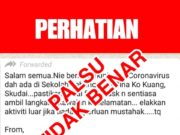 Tidak benar ada kes Covid-19 di SJKC Ko Kuang