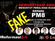 Jingga13 nafi anjur demonstrasi tuntut peralihan kuasa malam ini