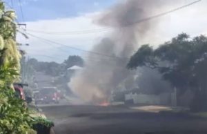 3 kanak-kanak maut dalam kereta yang dibakar